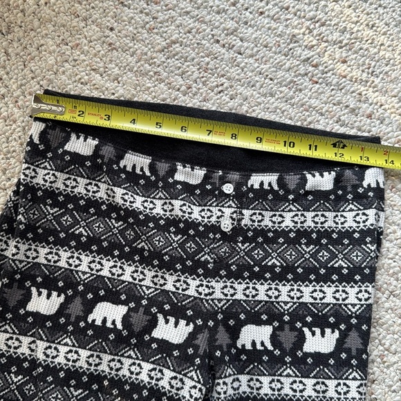 Old Navy polar bear print pajama pants size S small thermal holiday Christmas - Picture 5 of 10